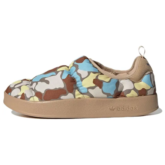 Adidas Originals Puffylette Lifestyle Shoes Unisex Low-top Brown/gray/blue/white