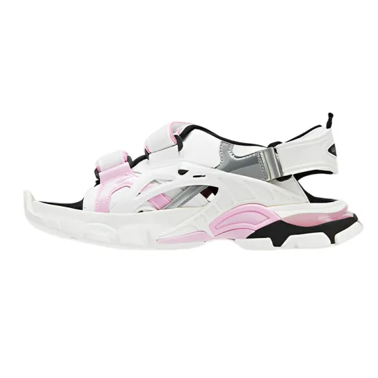 Balenciaga Women's Track Sandal 'White Pink Grey'