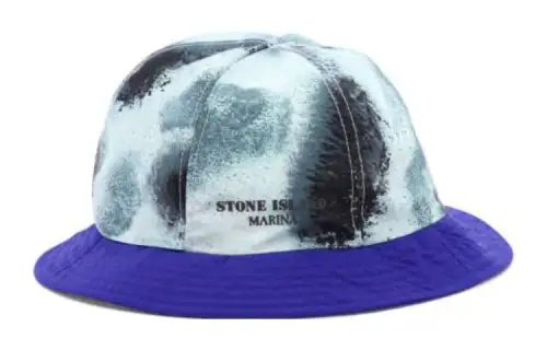 STONE ISLAND Reversible Logo Printed Bucket Hat