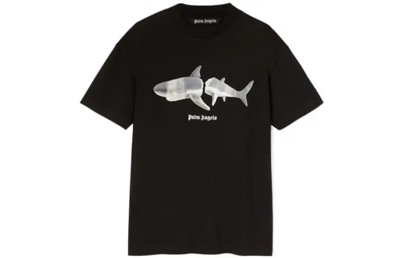 Palm Angels Shark organic-cotton T-shirt