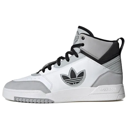 Adidas Originals Drop Step Skateboard Shoes Unisex High-top Black/white/gray
