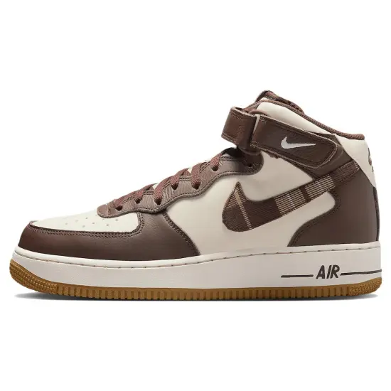 Nike Air Force 1 Mid '07 Brown Plaid