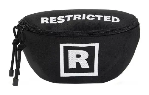 Vetements Polyamide Crossbody Bag, Fanny Pack Men's Black