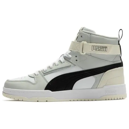 Puma RBD Game Skateboarding Shoes Unisex High-top White/gray/black