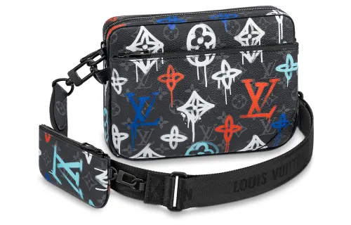 LOUIS VUITTON Trio Messenger Lv Graffiti Multicolor