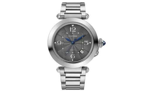 CARTIER PASHA DE Automatic Mechanical Movement 100m Waterproof Unisex Watch 41mm Silver Dial