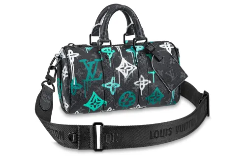 LOUIS VUITTON Keepall Bandoulière 25 Lv Graffiti Multicolor