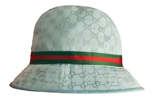 GUCCI X Palace GG P Canvas Fedora With Web And Logo Detail