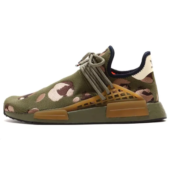 Adidas NMD HU Pharrell Animal Print Olive