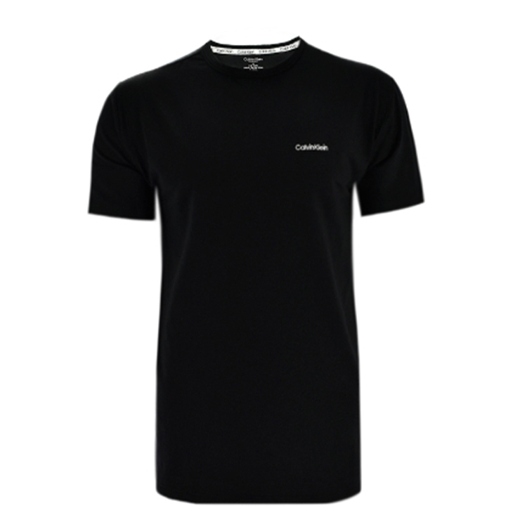 CK/Calvin Klein FW22 Crew Neck Fitted Straight Fit Short Sleeved T Shirt Unisex Black