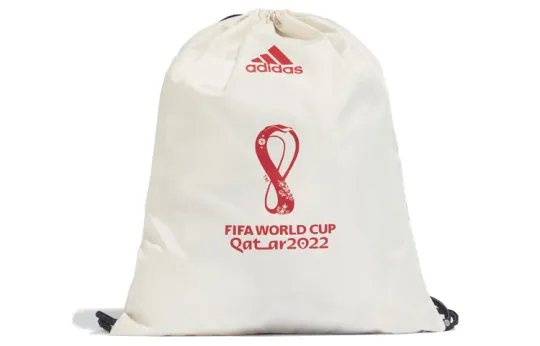 Adidas Fabric Drawstring Bag Sports Bag Backpack Regular Unisex Beige