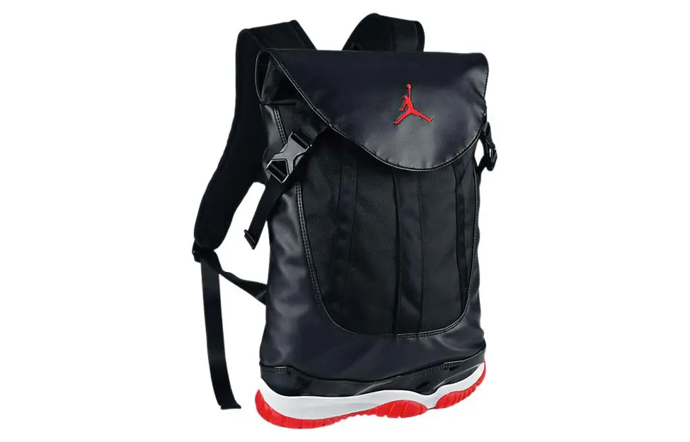 Jordan Air Jordan 11 Polyester Backpack Regular Unisex Black Red