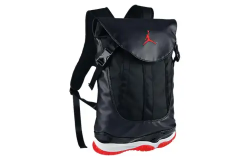 Jordan Air Jordan 11 Polyester Backpack Regular Unisex Black Red