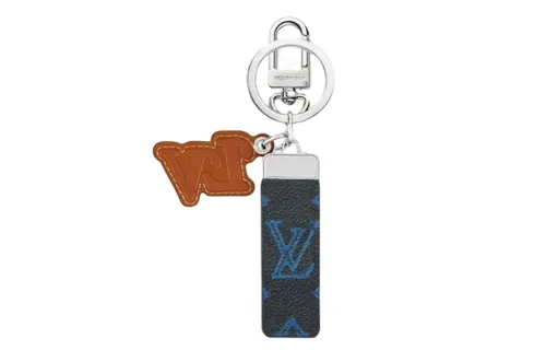 LOUIS VUITTON Record Leather Keychains Unisex