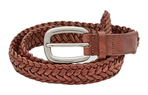 Golden Goose Deluxe Brand Houston Braided Buckle Belt