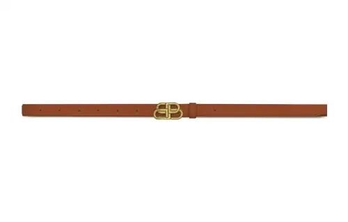 Balenciaga Fashion Letter Logo Smooth Buckle Women's Width 1.5cm