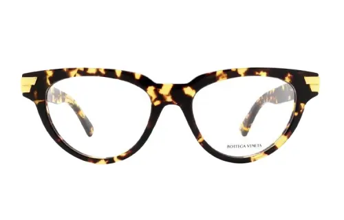 Bottega Veneta Prescription Glasses Unisex Tortoiseshell