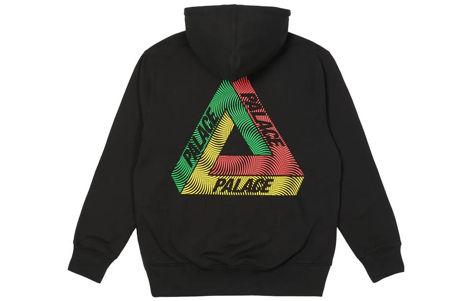 Худи Palace FW22 Swirl Tri-Ferg (черное) — фото 2