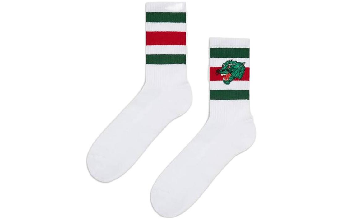 GUCCI Knee High Socks Men’s 1 Pack White
