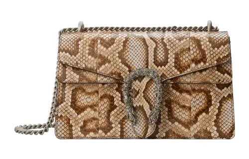 GUCCI Dionysus Python Skin Crossbody Bag, Shoulder Bag Women's