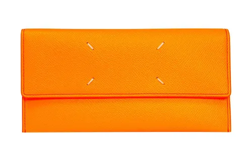 Maison Margiela Calfskin Wallet Women's Orange