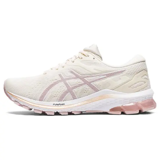 Asics GT-1000 10 Running Shoes Women's Low-top White/pink Gold
