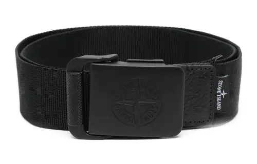 STONE ISLAND Compass motif Buckled Belt