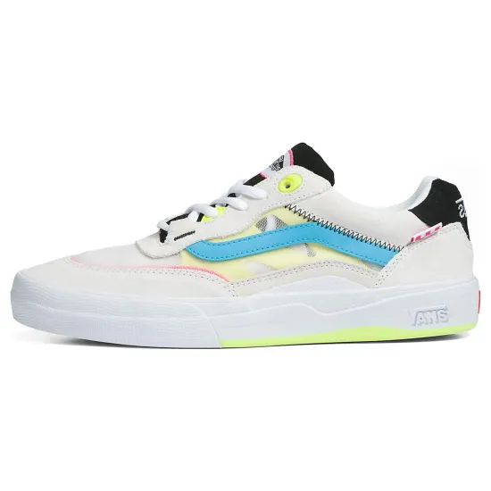 Vans Wayvee Skateboarding Shoes Unisex Low-top White/Blue/Pink