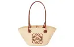 LOEWE Anagram Basket Cow Leather Basket Bag, Tote Bag, Shopping Bag, Handbag, Shoulder Bag Small Women's