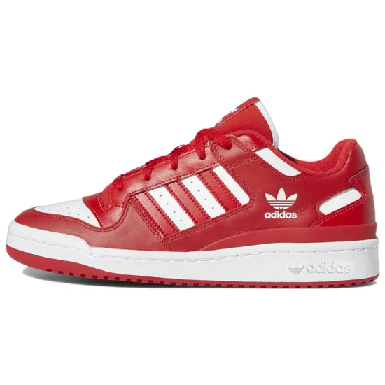 Adidas Originals FORUM Skateboard Shoes Men Low-top White/Red