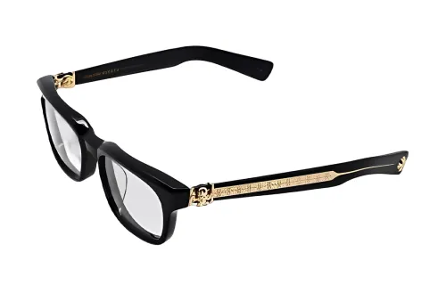 Chrome Hearts Prescription Glasses Unisex Black Gold