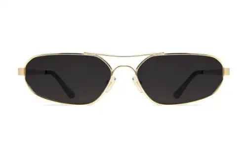 Balenciaga Alloy Aviator Sunglasses Women's