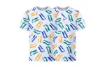 Li Ning T Shirt Men's White Green Blue