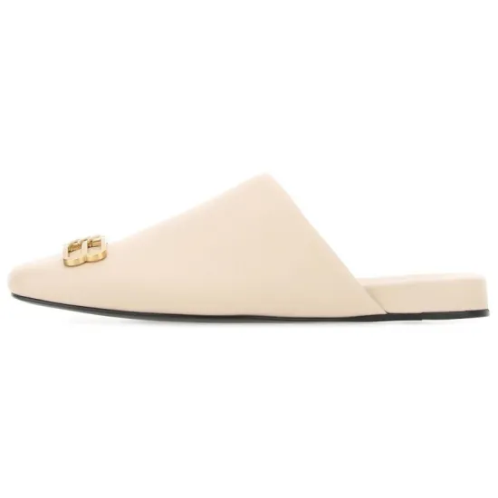 Balenciaga Logo Plaque Slip-On Flats Women's