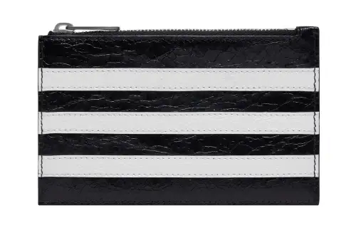 Balenciaga X Adidas Long Coin And Card Holder Black
