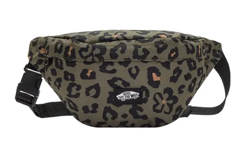 Vans Polyester Shoulder Bag, Crossbody Bag, Sling Bag, Fanny Pack Regular Women's Army Green/Black