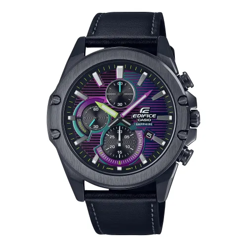 CASIO Men EDIFICE Purple Watch