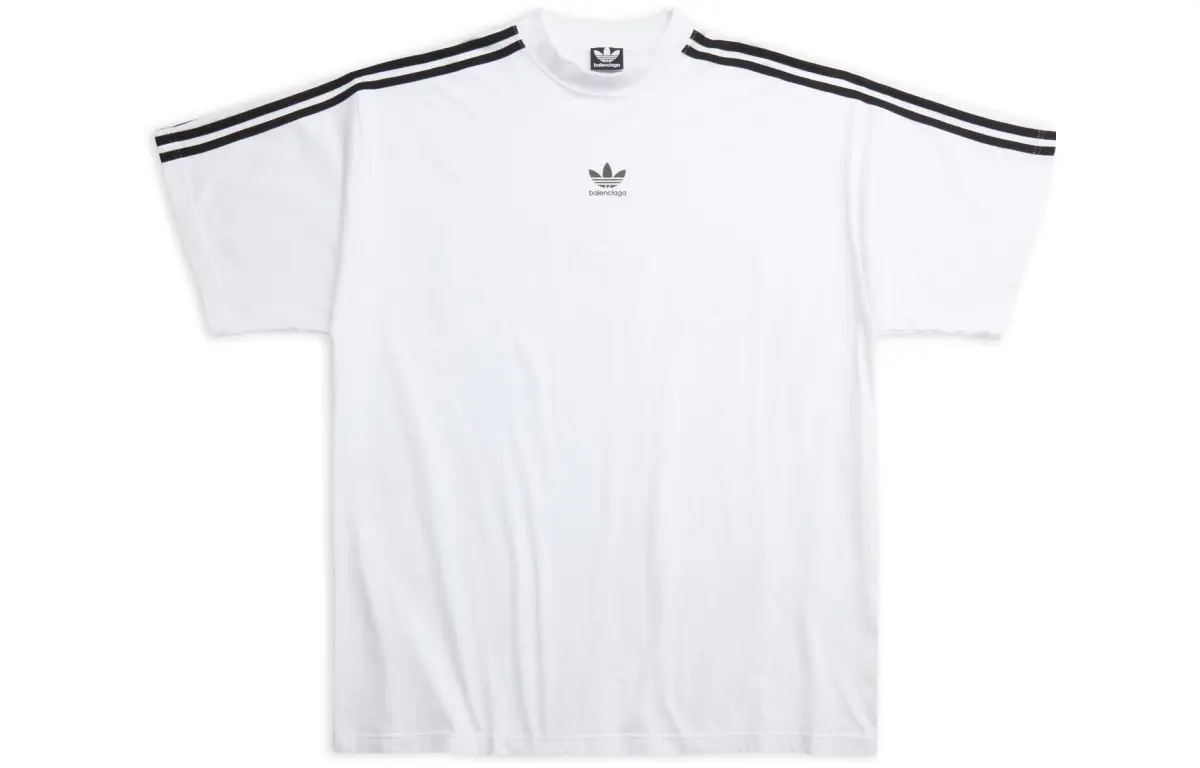 Balenciaga x Adidas Originals T Shirt Loose Fit Men's White
