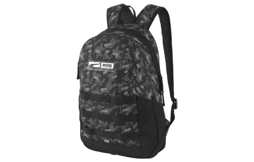PUMA Fabric Backpack Unisex Camouflage Black