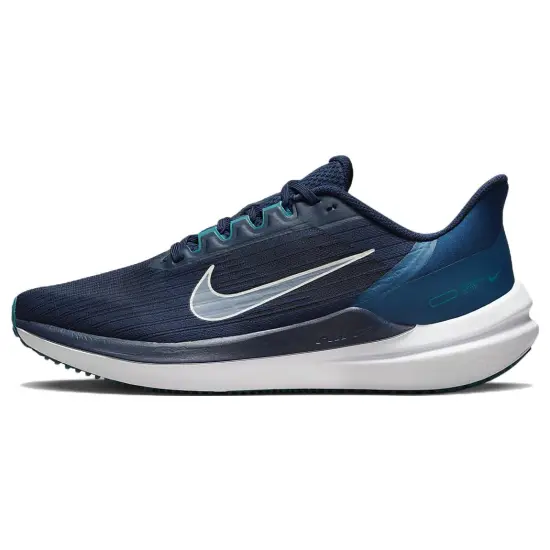 Nike Zoom Winflo 9 Running Shoes Men Low-top Black/Blue