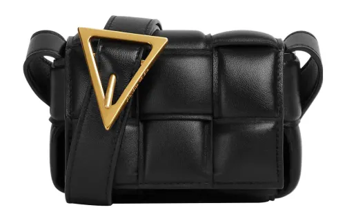 Bottega Veneta Candy Padded Cassette Crossbody Black