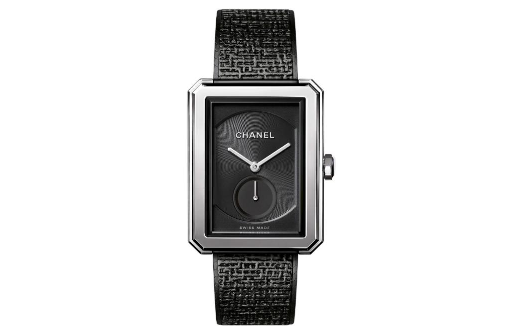 CHANEL BOY FRIEND Collection Wrist Watches Manual Mechanical Movement Stainless Steel Watchband Black Dial Women's