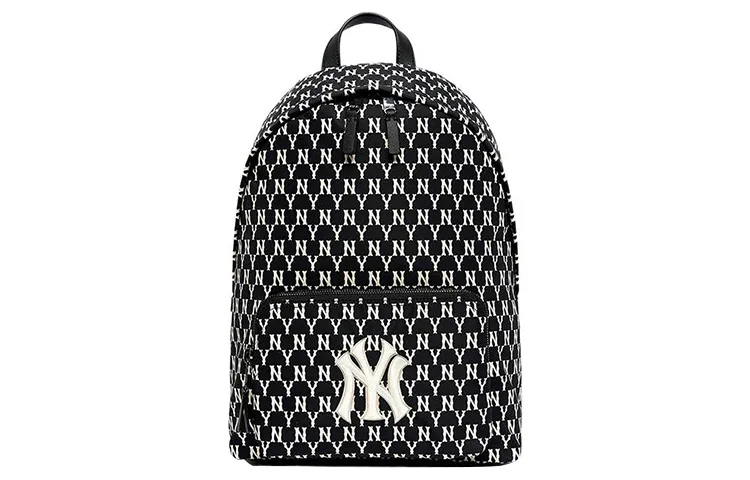 MLB Monogram Polyamide Backpack Unisex Black