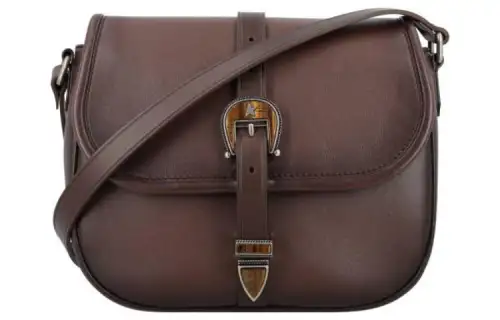 Golden Goose Smooth Calfskin Crossbody Bag, Shoulder Bag Women's Brown