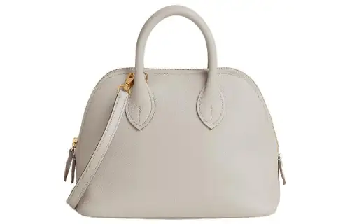 HERMES Bolide Gold tone Lock Evercolor Calfskin Bowling Bag, Shoulder Bag, Crossbody Bag, Handbag Mini Women's