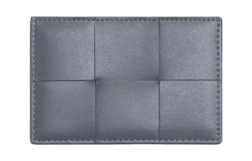 Bottega Veneta Intrecciato Logo Detailed Card Case