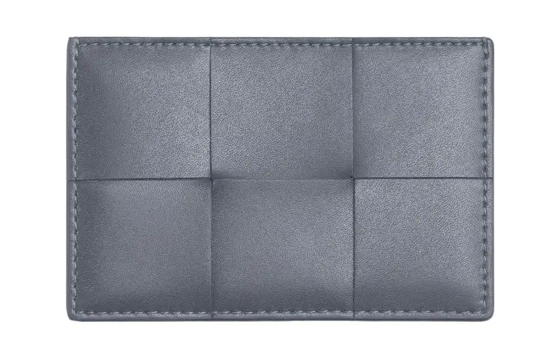 Bottega Veneta Intrecciato Logo Detailed Card Case