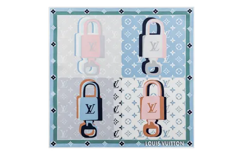 LOUIS VUITTON Scarves Women's Blue