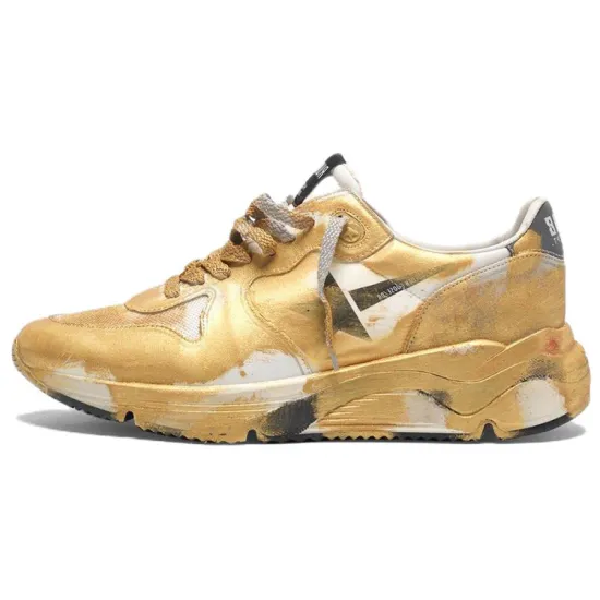 Golden Goose Running Sole Casual Shoes Women's Low-Top Gold