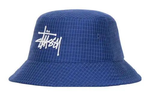Stussy Grid Basic Bucket Hat